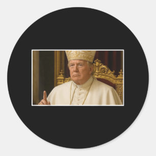 Adesivo Pope Trump Engraçado Presidente O Próximo Papa