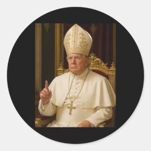 Adesivo Pope Trump Engraçado Presidente Trump 1