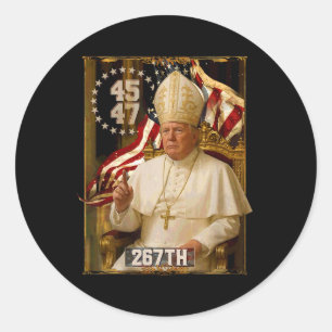 Adesivo Pope Trump Engraçado Presidente Trump 2