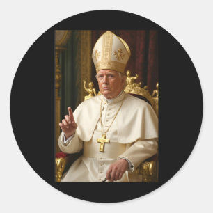 Adesivo Pope Trump Engraçado Presidente Trump Quer Ser Fut