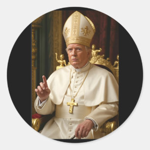 Adesivo Pope Trump Engraçado Presidente Trump Quer Ser Fut