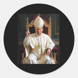Adesivo Pope Trump Engraçado Presidente Trump Quer Ser O N