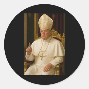 Adesivo Pope Trump Engraçado Presidente Trump Quer Ser O N