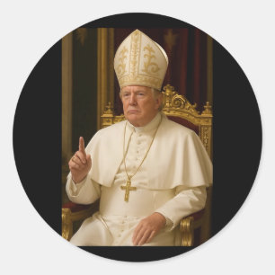 Adesivo Pope Trump Engraçado Presidente Trump Quer Ser O N