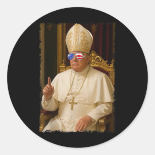 Adesivo Pope Trump Engraçado Presidente Trump Quer Ser O N