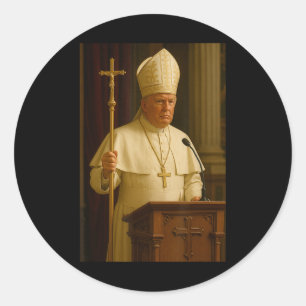 Adesivo Pope Trump Engraçado Presidente Trump se Declara