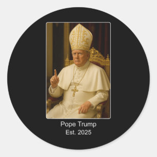 Adesivo Pope Trump Est. 2025 Trump Quer Ser O Próximo Po
