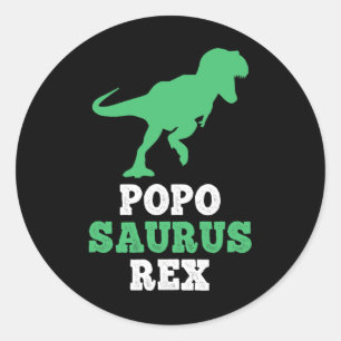 Adesivo Popo-saurus Rex Dino Dinossauro Engraçado Poposaur