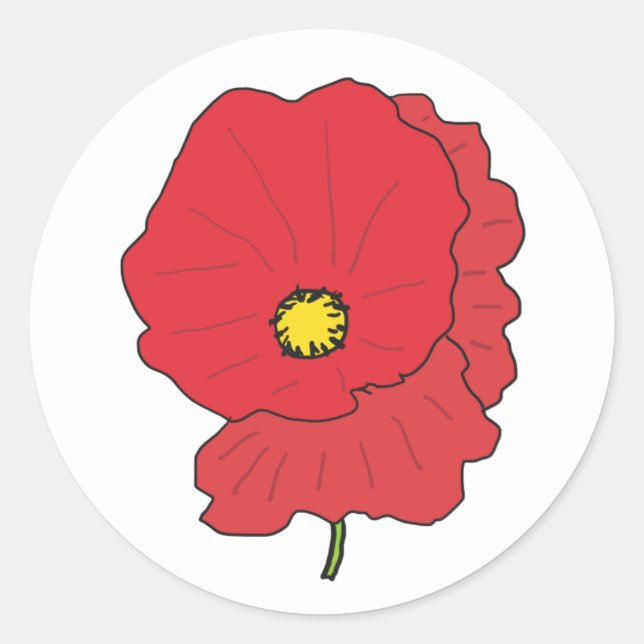 Adesivo Poppy (Frente)