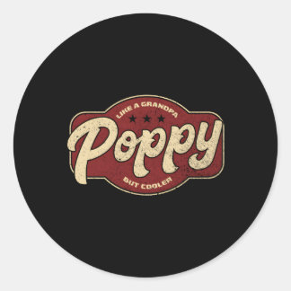 Adesivo Poppy Como Um Avô, Mas O Vovô Er Poppy