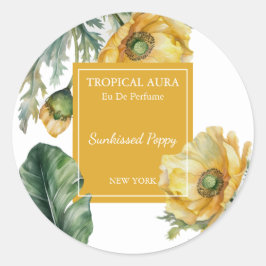 Adesivo Poppy Perfume Label