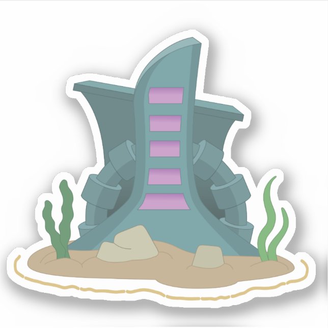 Adesivo Poptropica Mission Atlantis Sticker (Frente)