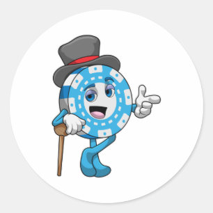 Adesivo Pôquer com batatas fritas