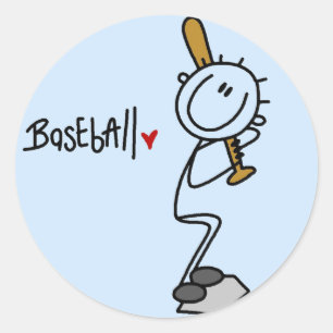 Adesivo Por Amor ao Beisebol Camisetas e Presentes