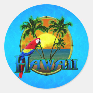 Adesivo Por do sol de Havaí