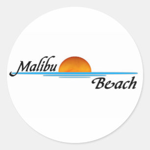 Adesivo Por do sol de Malibu