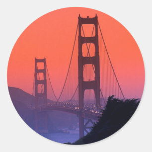 Adesivo Por do sol do Golden Gate