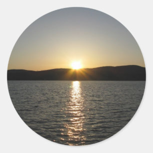 Adesivo Pôr do sol em Onota Lake:Vertical