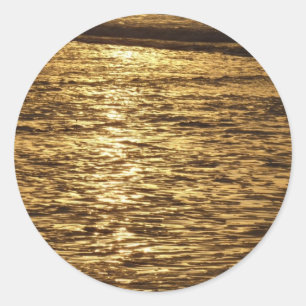 Adesivo Pôr do Sol na Califórnia Ondas Oceano Paisagem Mar