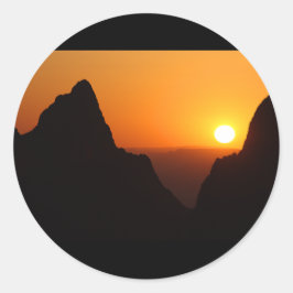 Adesivo Pôr do sol na janela