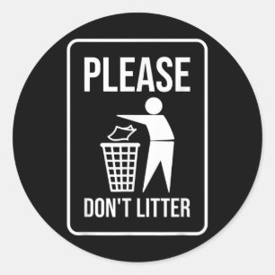 Adesivo Por favor, não assine o Reciclar do Dia da Terra