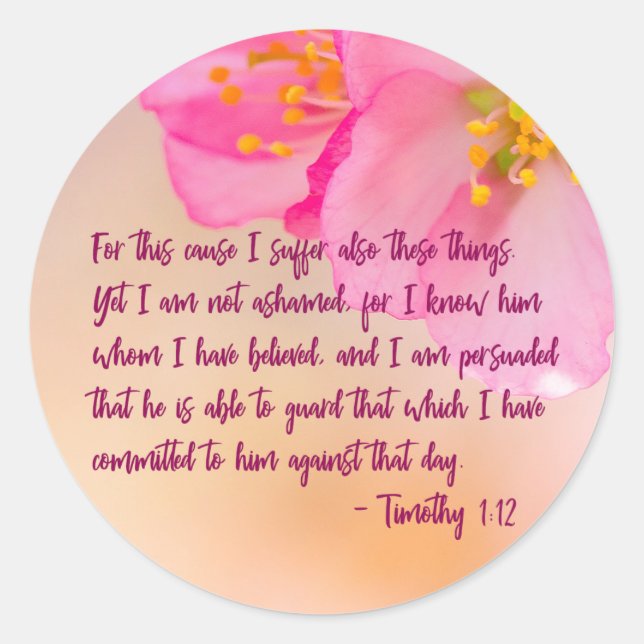 Adesivo Por Isso Sofro Christian Floral (Frente)