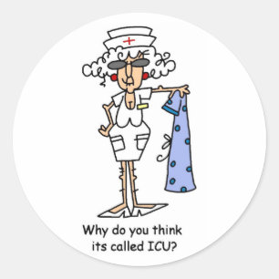 Adesivo Por que você acha que se chama UTI?