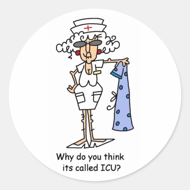 Adesivo Por que você acha que se chama UTI? (Frente)