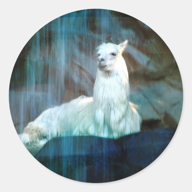 Adesivo Por trás das cataratas (Frente)