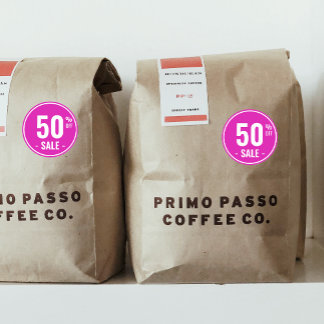 Adesivo Porcentagem Personalizada do Produto de Venda
