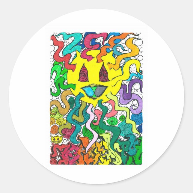 Adesivo Porcentum Sun - Percentual Designs (Frente)