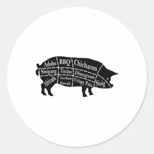 Adesivo Porcos Porcos para porcos Churrasco filipino Pinoy
