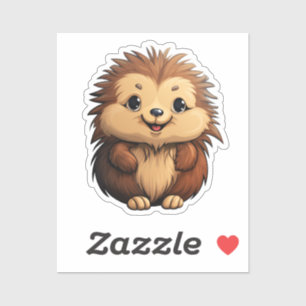Adesivo Porcupina de desenho animado