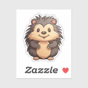Adesivo Porcupina de desenho animado