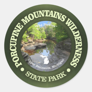 Adesivo Porcupine Mountains Wilderness SP
