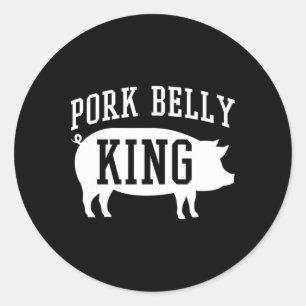 Adesivo Pork Belly King Funny Byrbecue