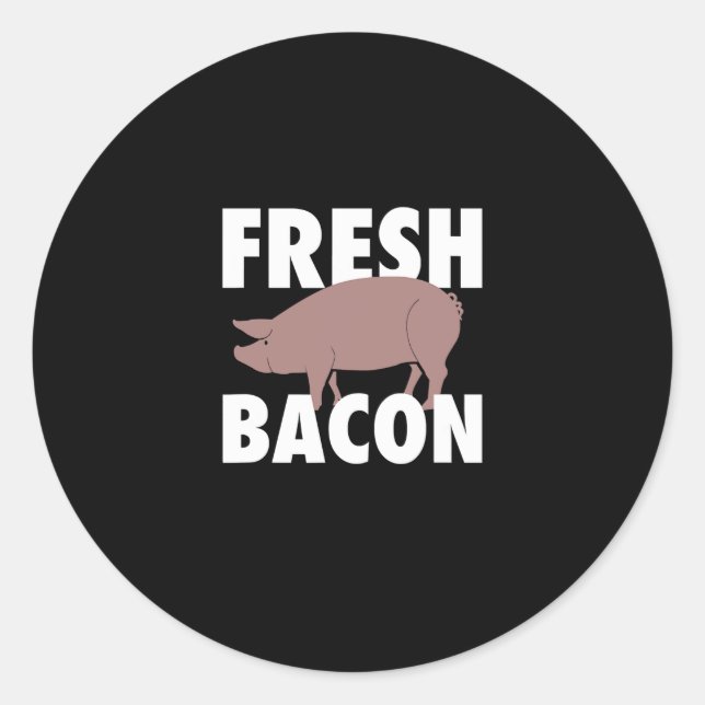 Adesivo Pork Lover Barbecue de Bacon Fresco (Frente)