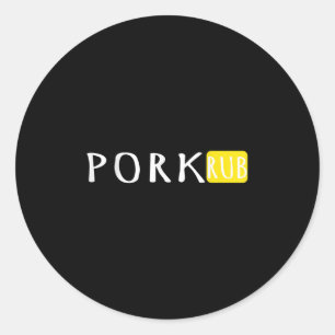 Adesivo Pork Rub Engraçado Fora do Verão Barbecue Grill