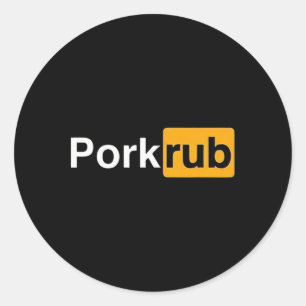 Adesivo Pork Rub - Piada do Churrasco do Hub Pun