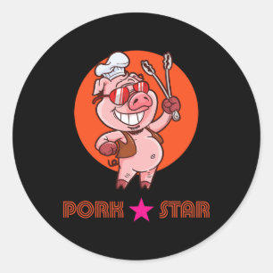 Adesivo Pork Star Byrbecue Grieling Ribes Summer Time P