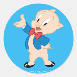 Adesivo Porky Pig | Pose Clássica