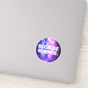 Adesivo Porque ciência
