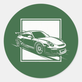 Adesivo Porsche 911 GT3 Minimalista