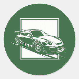 Adesivo Porsche 911 GT3 Minimalista
