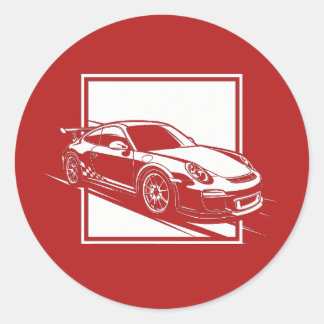 Adesivo Porsche 911 GT3 Minimalista