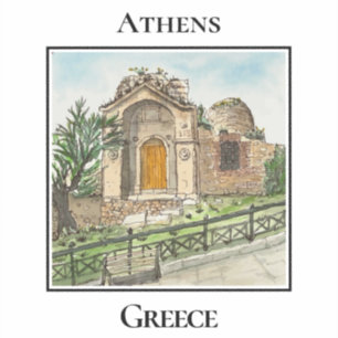 Adesivo Porta Antiga Madrasa, Ágora Romana, Atenas, Grécia