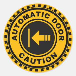 Adesivo Porta Automática à Esquerda