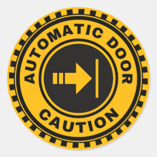 Adesivo Porta Automática Direita