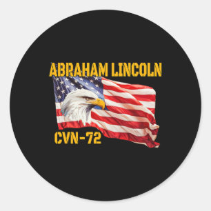 Adesivo Porta-aviões Warship Abraham Lincoln Cvn-72 Ve