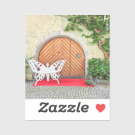 Adesivo Porta de Borboleta Alemã